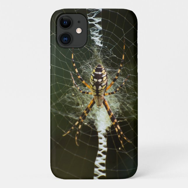 Coques Case-Mate iPhone Closeuse d'araignée jaune (Dos)