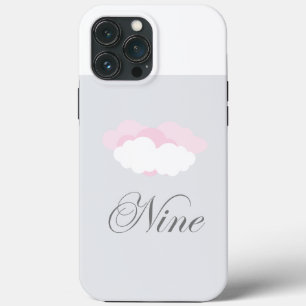 Case-Mate iPhone Case Clouages Delicés Rose et Blanc Avec Texte Neuf