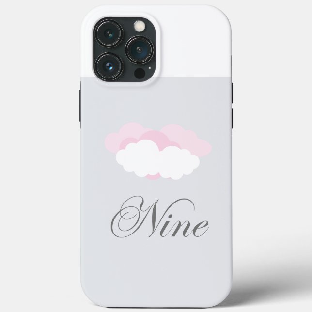 Coques Case-Mate iPhone Clouages Delicés Rose et Blanc Avec Texte Neuf (Verso)