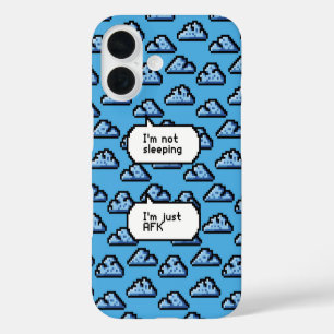 Coques iPhone 16 Clouds AFK - Téléphone Pixel Rétro