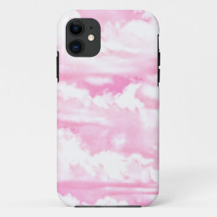 Coque iPhone 11 Clouds du Pink