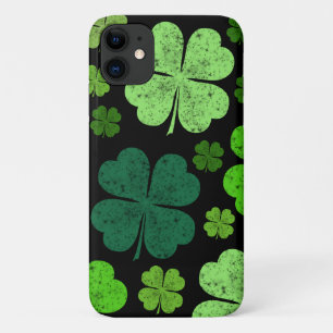 Etui iPhone Case-Mate Clovers verts, Lucky Clovers, Saint Patrick's Day
