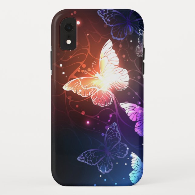 Coques Case-Mate iPhone Clowing Night Butterflies (Dos)
