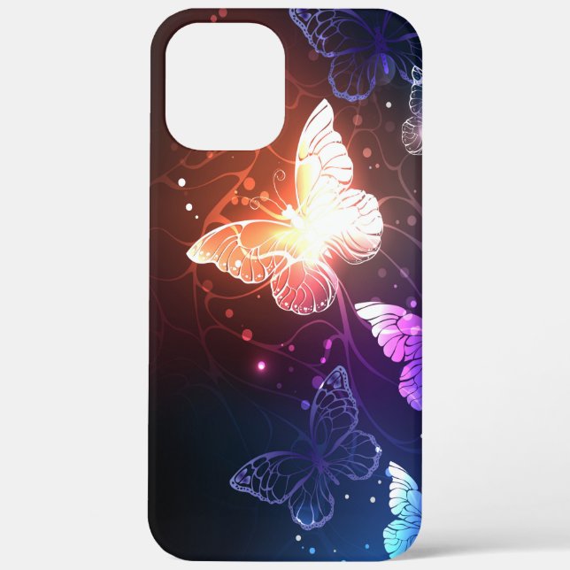 Coques Case-Mate iPhone Clowing Night Butterflies (Verso)
