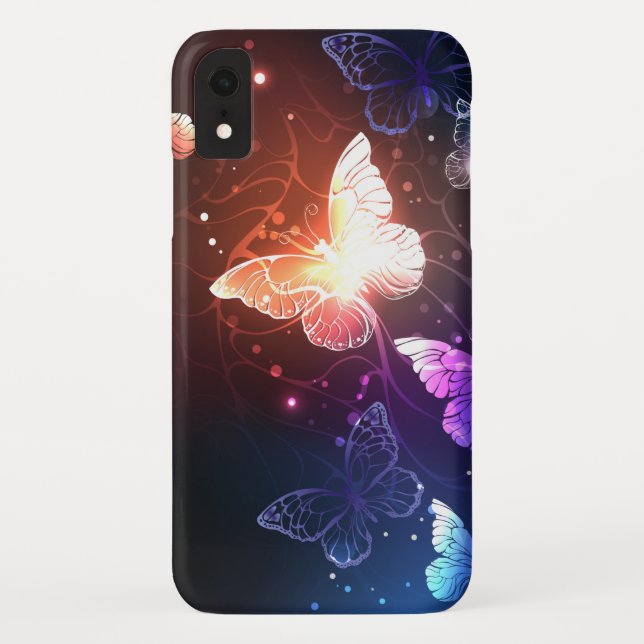 Coques Case-Mate iPhone Clowing Night Butterflies (Dos)