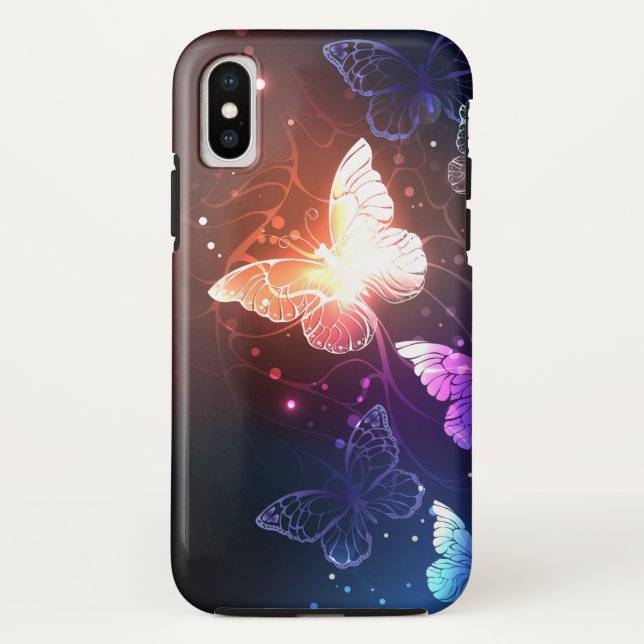 Coques Case-Mate iPhone Clowing Night Butterflies (Dos)