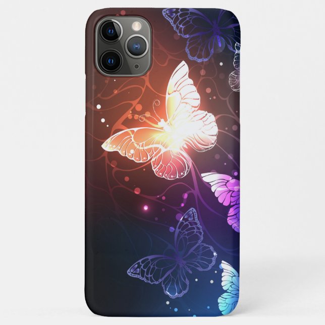 Coques Case-Mate iPhone Clowing Night Butterflies (Dos)