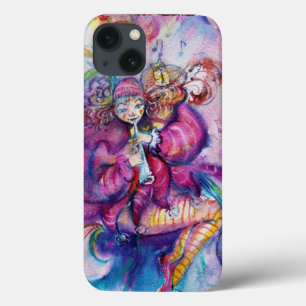 COQUES POUR iPhone CLOWN ROSE MUSICAL