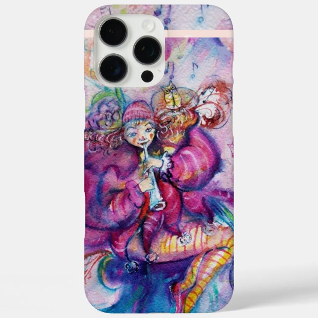 COQUES Case-Mate iPhone CLOWN ROSE MUSICAL AVEC HIBOU (Verso)