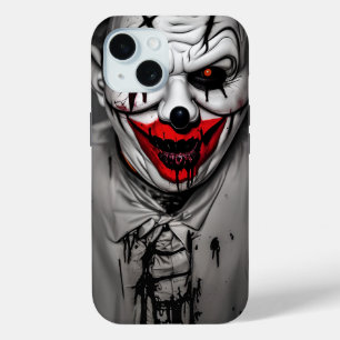 Coque Pour iPhone 15 Clown souriant mal effrayant