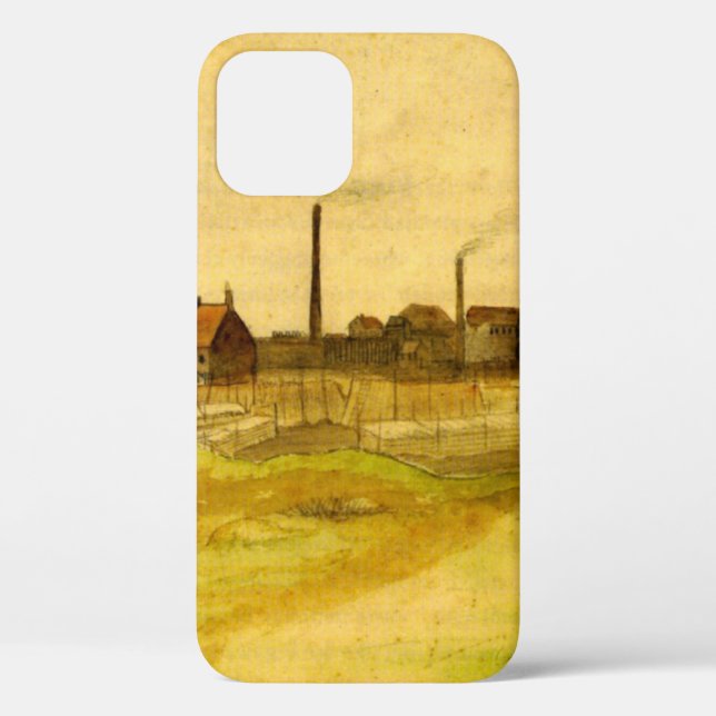 Coques Case-Mate iPhone Coalmine dans le Borinage par Vincent van Gogh (Verso)