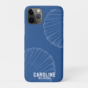 Case-Mate iPhone Case Coastère petite-fille nautique bleu coquillage