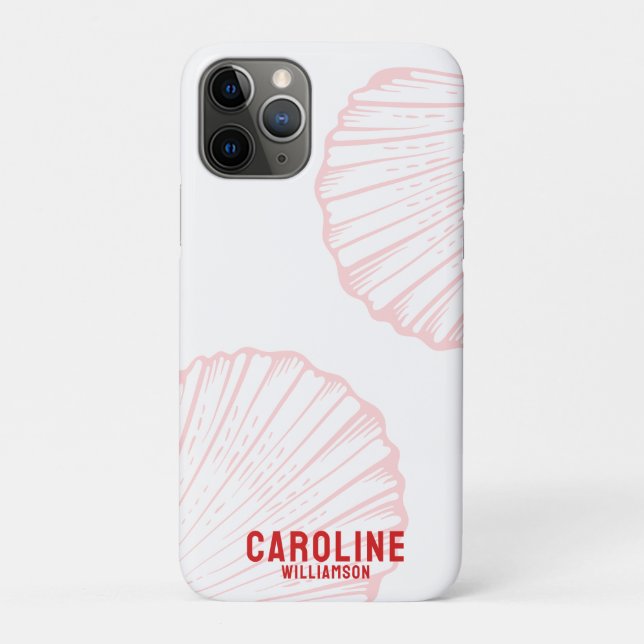 Coques Case-Mate iPhone Coastère petite-fille nautique rose (Dos)