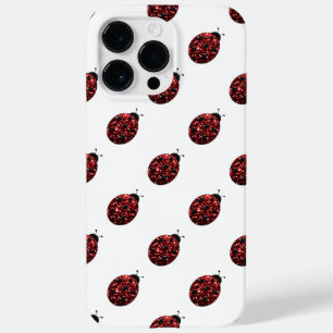 Coque Pour Pour iPhone 14 Pro Max Coccinelle rouge scintillante motif coccinelle