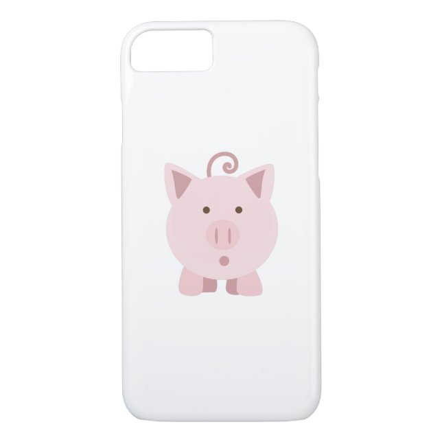 Coques Case-Mate iPhone Cochon mignon surpris (Dos)