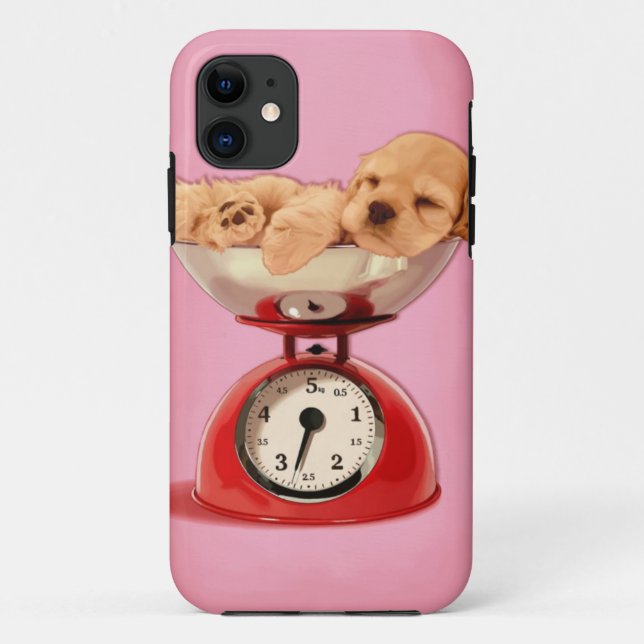 Coques Case-Mate iPhone Cocker américain dans la rétro échelle de cuisine (Dos)