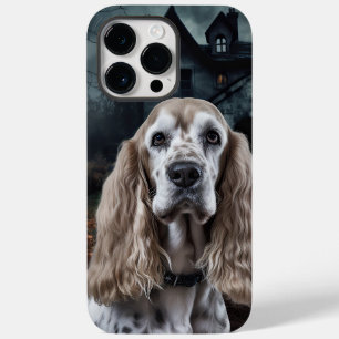 Coque Pour Pour iPhone 14 Pro Max Cocker Spaniel Halloween effroi