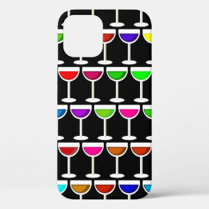 Case-Mate iPhone Case cocktails noirs verres à vin