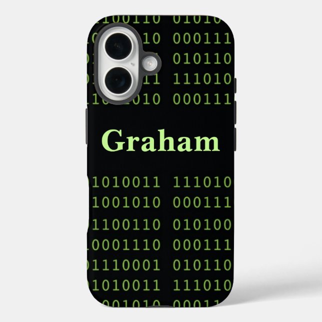 Coques Case-Mate iPhone Code binaire personnalisé (Verso)