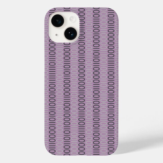 Coques Case-Mate iPhone CODE BINAIRE sur une couleur (Verso)