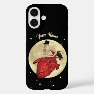 Coques iPhone 16 Coeur anatomique gothique