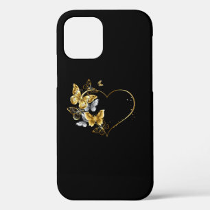 Case-Mate iPhone Case Coeur aux papillons d'or