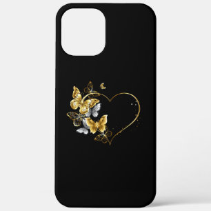 Case-Mate iPhone Case Coeur aux papillons d'or
