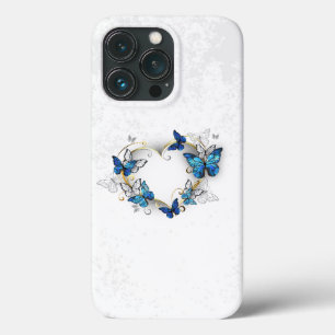 Case-Mate iPhone Case Coeur bijoux avec papillons Morpho