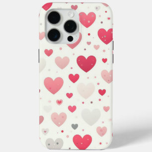 Coque iPhone 15 Pro Max Coeur coloré de la Saint Valentin