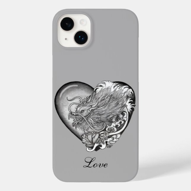 Coques Case-Mate iPhone Cœur de dragon (Verso)