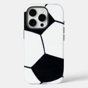 Coques iPhone 16 Pro Cœur du jeu   "J'aime le football" Art