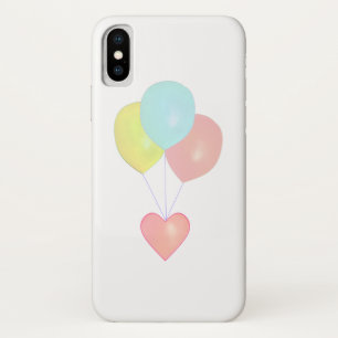 Case-Mate iPhone Case Coeur et ballons