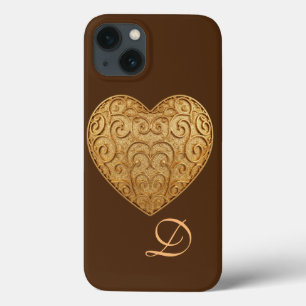 Case-Mate iPhone Case Coeur et "D" couverture téléphonique initiale - Mo