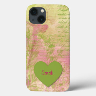 Case-Mate iPhone Case Coeur floral vert
