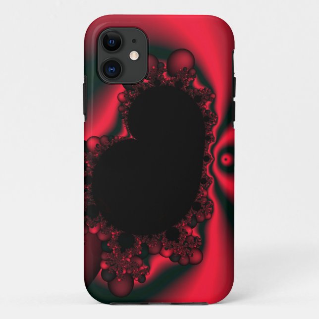 Coques Case-Mate iPhone cœur noir (Dos)