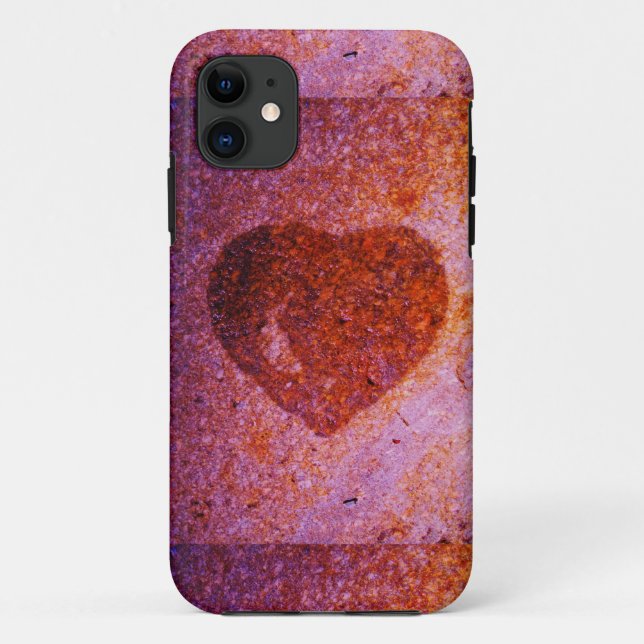 Coques Case-Mate iPhone coeur rose corail (Dos)
