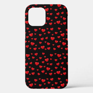 Case-Mate iPhone Case coeur rouge sur noir