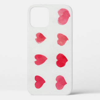 Case-Mate iPhone Case Coeurs d'aquarelle incomparable : design motif rom