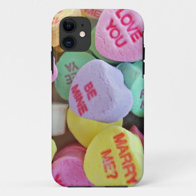 Coques Case-Mate iPhone Coeurs de bonbons (Dos)
