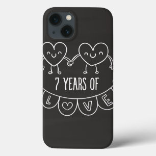 Etui iPhone Case-Mate Coeurs de calèche-cadeaux du 7e anniversaire