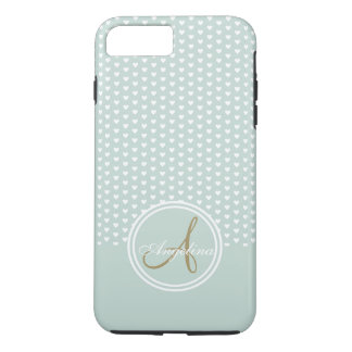 Case-Mate iPhone Case Coeurs de menthe monogramme