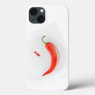 Case-Mate iPhone Case Coeurs de poivre chaud rouge blanc