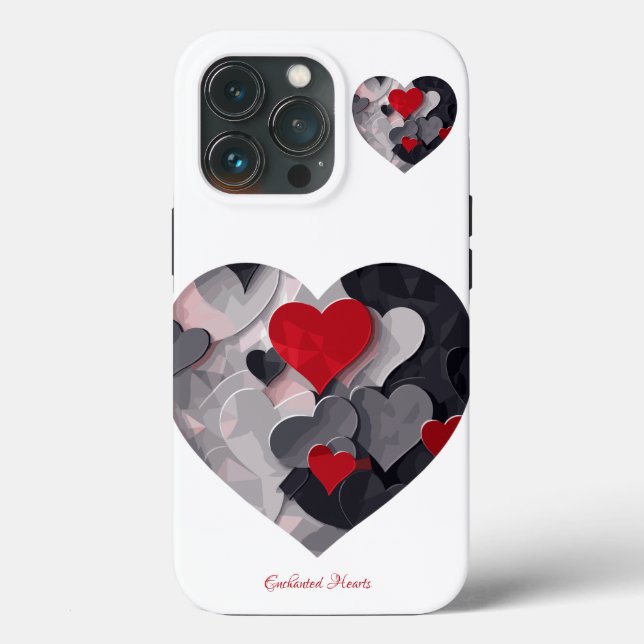 Coques Case-Mate iPhone Coeurs enchantés (Verso)
