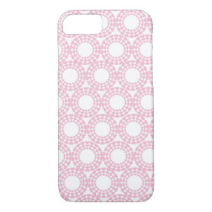 Coque iPhone 8/7 Coeurs et cercles roses