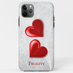 Case-Mate iPhone Case Coeurs rouges personnalisés