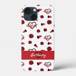 Case-Mate iPhone Case Coeurs rouges, pots de chat, Motif mégaphone