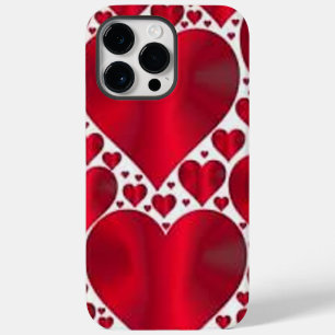 COQUE POUR POUR iPhone 14 PRO MAX COEURS ROUGES POUR LA JOURNÉE DE VALENTINE