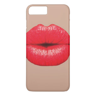 Coque iPhone 7 Plus Coffee Lips baiser pop art