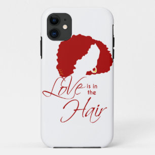 Etui iPhone Case-Mate Coiffure noire naturelle L'amour est dans les ch