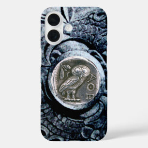 COQUES iPhone 16 COIN D'ARGENT ANTIQUE OWL
